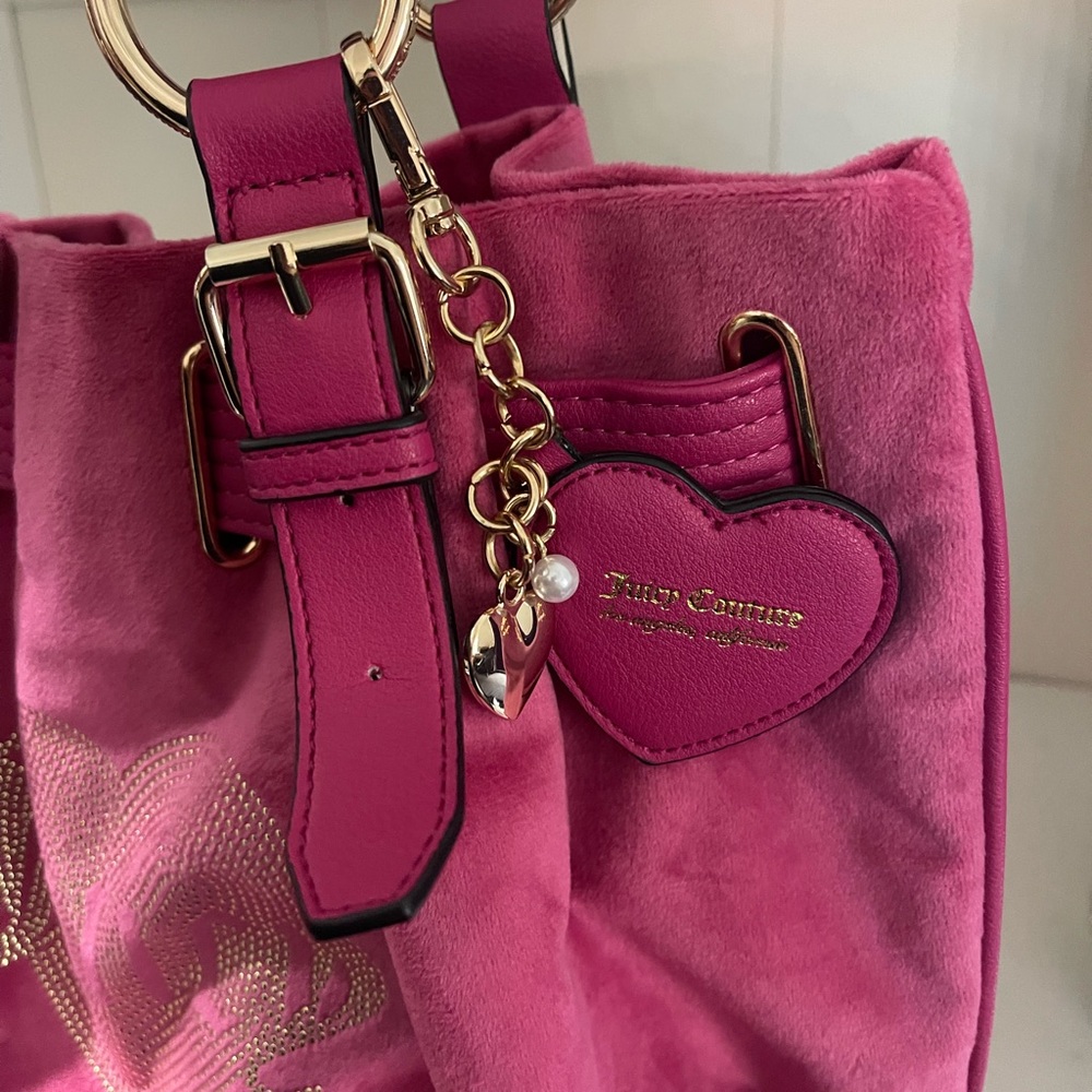 Hot Pink Juicy Couture Bucket Bag - Picture 4 of 5